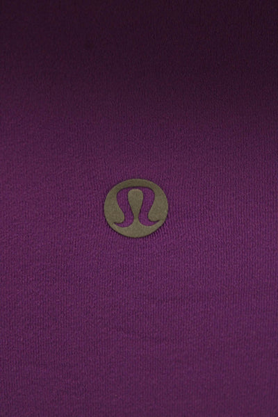 Lululemon Womens Ankle Leggings Purple Polyester Blend Size 2
