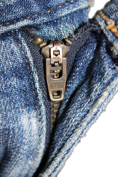 Current/Elliott Womens Boyfriend Jeans Blue High Rise Cotton Blend Size 26