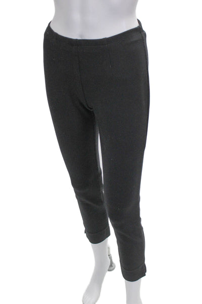 Sharis Womens Ankle Pants Gray Viscose Pull On Size 40