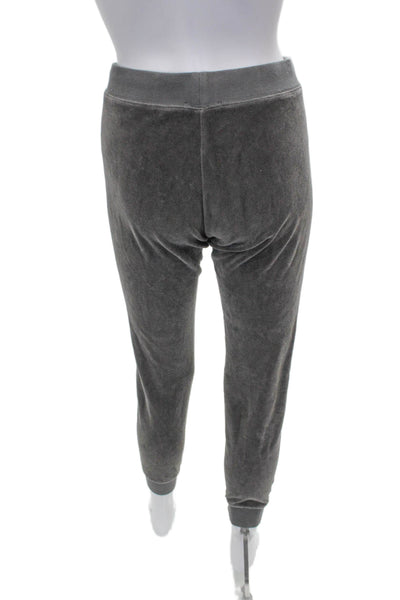 Juicy Couture Womens Jogger Pants Gray Cotton Blend Drawstring Size XS