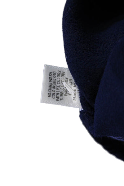 Monrow Womens Tank Dress Blue Sleeveless Viscose Round Neck Short Size XS
