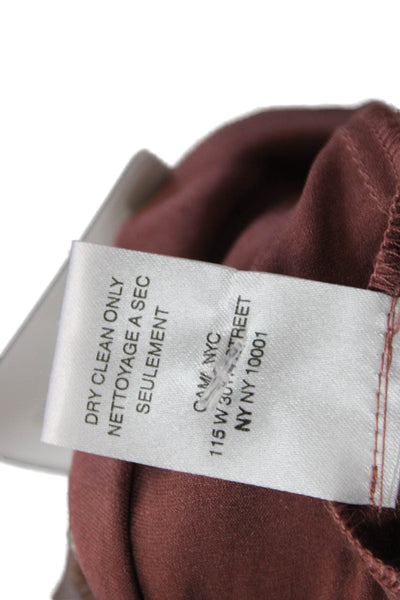 Cami NYC Womens Jogger Pants Silk Pink Drawstring Size XS