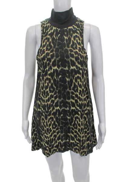 One by One Teaspoon Womens Animal Print Dress Suit Multi Colored Size Large/Smal