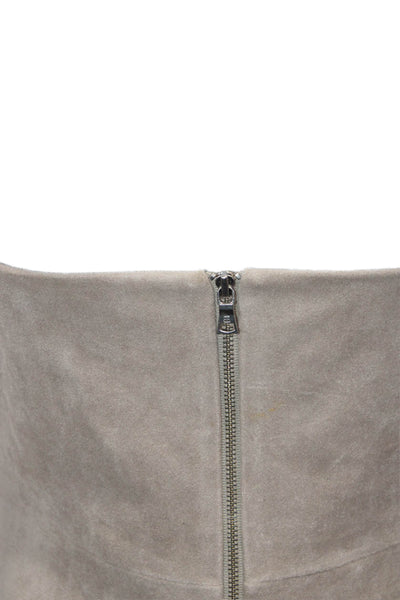 BCBG Max Azria Women Beige V-Neck Sleeveless Slip Dress Knee Length Size 6