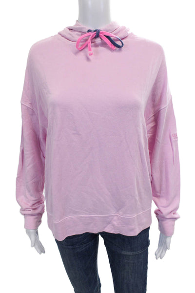 Sundry Womens Pink Rayon Pullover Hoodie Long Sleeve Size 1