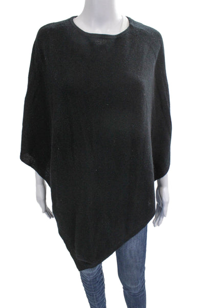 The Cashmere Project Womens Black Cape Sweater Sleeveless Size One Size