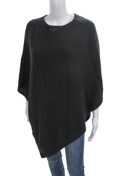The Cashmere Project Womens Black Cape Sweater Sleeveless Size One Size