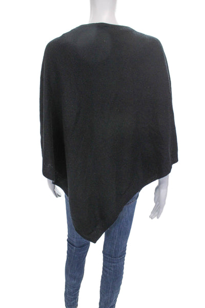 The Cashmere Project Womens Black Cape Sweater Sleeveless Size One Size
