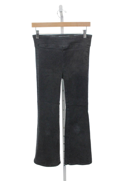 Frame Womens Black Cotton Flared Jeans Size 1