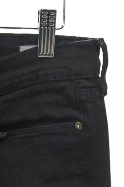 Frame Womens Skinny Jeans Black Low Rise Size 27