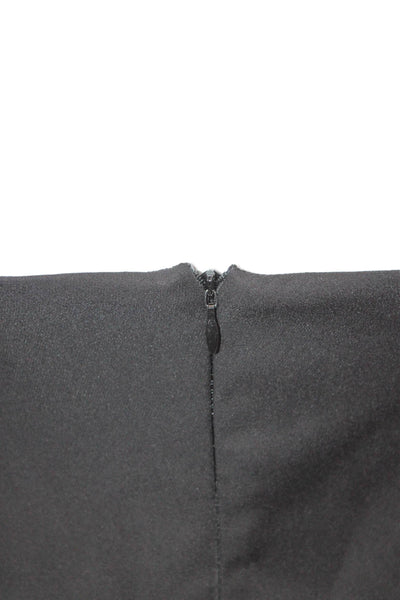 We Wore What Women Corset Top Bustier Strapless Black Polyester Size 2