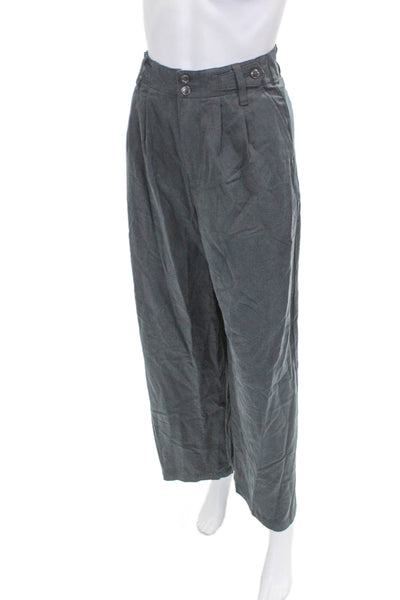 Madewell Womens Dress Pants Gray Lyocell Button Inseam 29 Size 2
