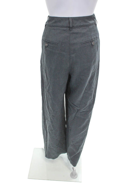 Madewell Womens Dress Pants Gray Lyocell Button Inseam 29 Size 2
