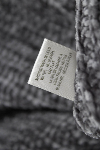 Bella Dahl Womens Gray Mock Neck Long Sleeve Pullover Sweater Size M