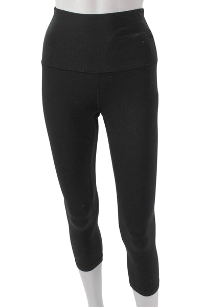 Lululemon Womens Black Nylon Capri Leggings Size 6