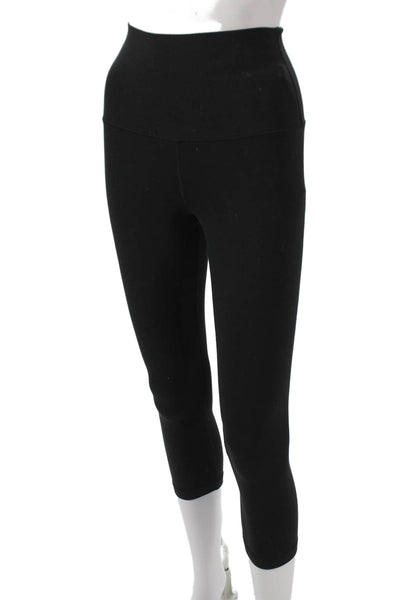Lululemon Womens Black Nylon Capri Leggings Size 6