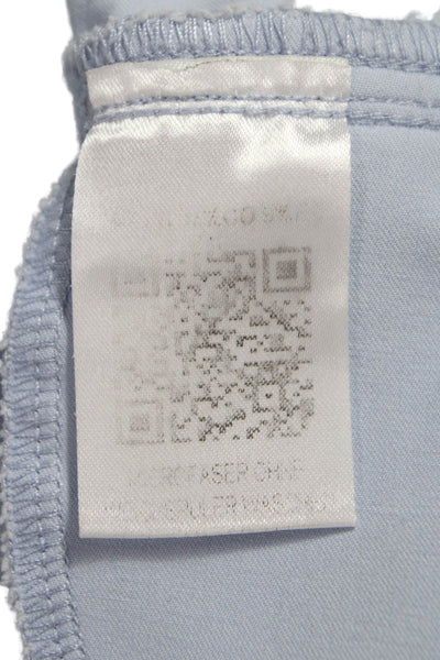MDC Womens Capri Leggings Blue Polyester Zip Inseam 23in Size 32