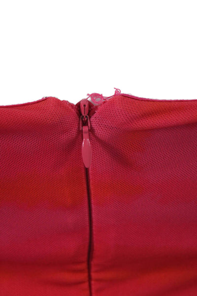 BDG Women Strapless Red Maxi Dress Full Length Polyester Size XS