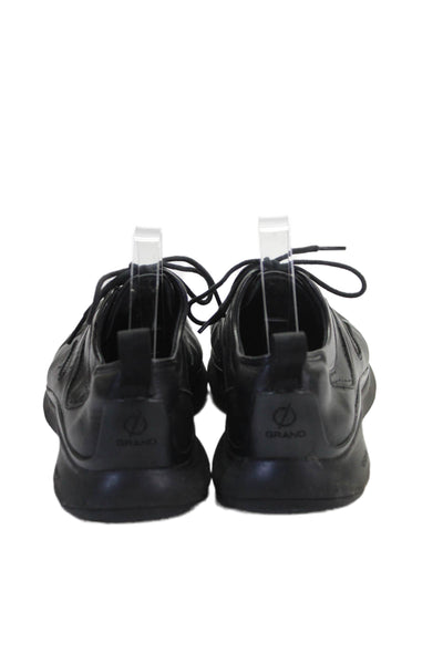 Cole Haan Grand.OS Mens Leather Lace-Up Oxford Shoes Black Size 10.5