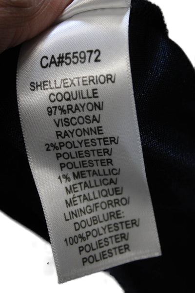 Laundry by Shelli Segal Womens Sheath Dress Multicolor Geometric V-Neck Size M