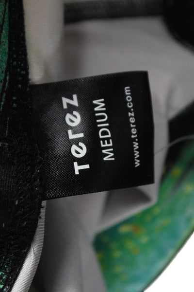 Terez Women Multicolor Striped Capri Leggings Size M