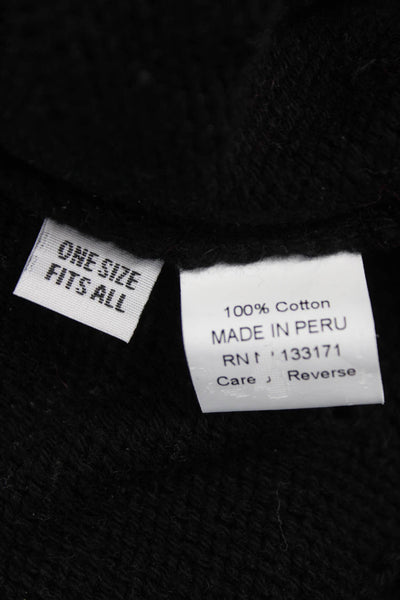 Planet by Lauren G Women Black Pullover Sweater Size One Size