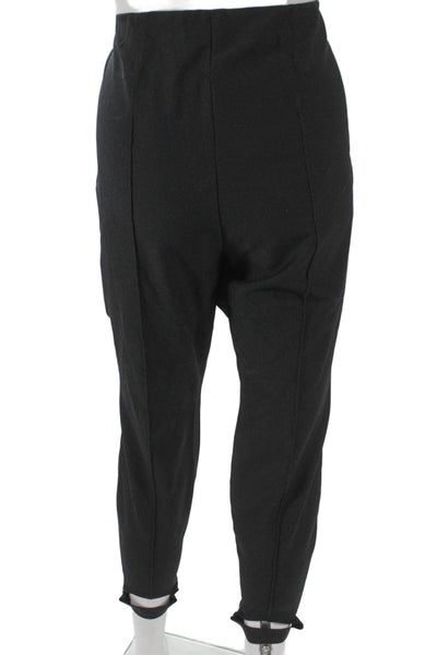 Lafayette 148 New York Women Black Ankle Pants Pull On Inseam 26 Size XL
