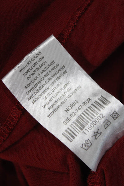 Five Four Mens Red 100% Cotton Collared Short Sleeve Polo Size M