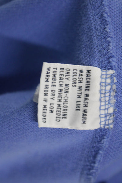 Polo Ralph Lauren Men Collared Cotton Polo Shirt Blue Short Sleeve Size XL