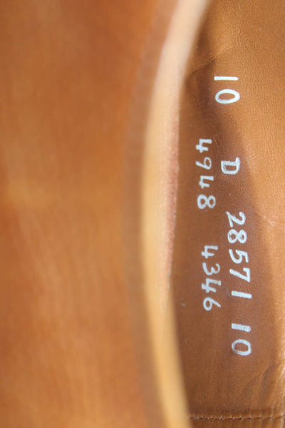Allen Edmonds Mens Leather Lace Up Oxfords Dress Shoes Brown Size 10D