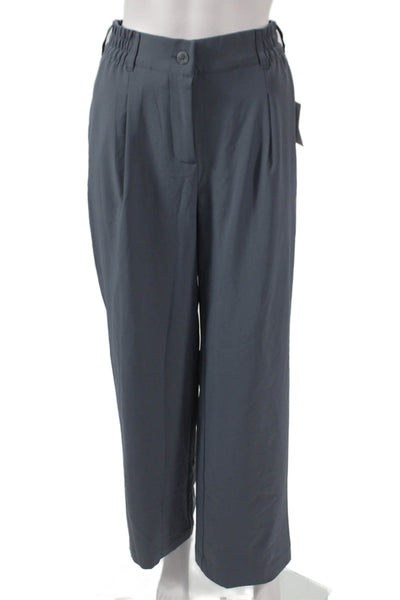Beyond Yoga Womens Gray Polyester Button Pants Size XS