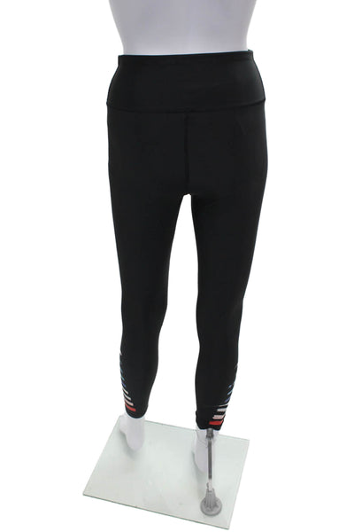 PE Nation Womens Ankle Leggings Black Polyester Size XS