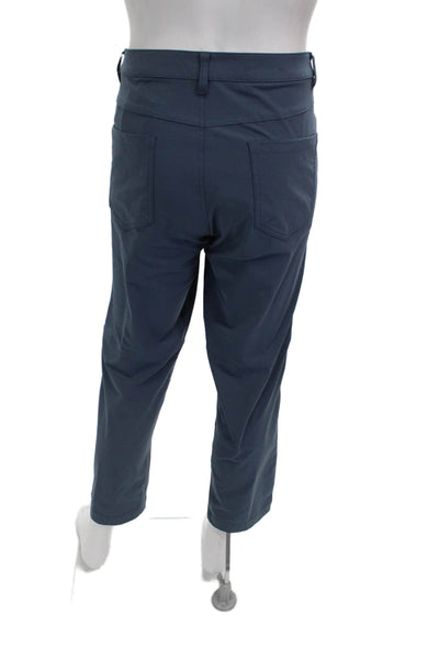 Lululemon Mens Cropped Blue Polyester Blend Pants Size 34