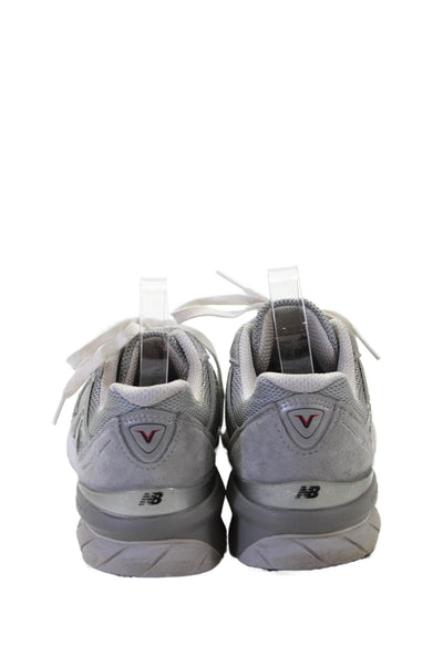 New Balance Womens Suede Lace Up Low Top Sneakers Gray Size 7.5