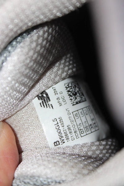 New Balance Womens Suede Lace Up Low Top Sneakers Gray Size 7.5