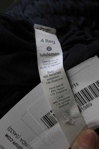 Lululemon Womens Black Camo Athletic Shorts Size 4