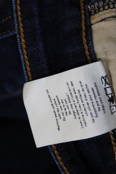 Rag & Bone Women Bootcut Jeans Blue Mid Rise Cotton Size 27