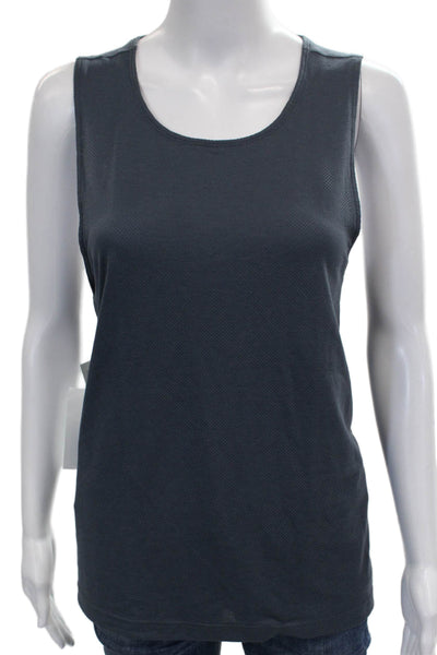 Outdoor Voices Women Basic Gray Sleeveless Tank Scoop Neck Solid Size S