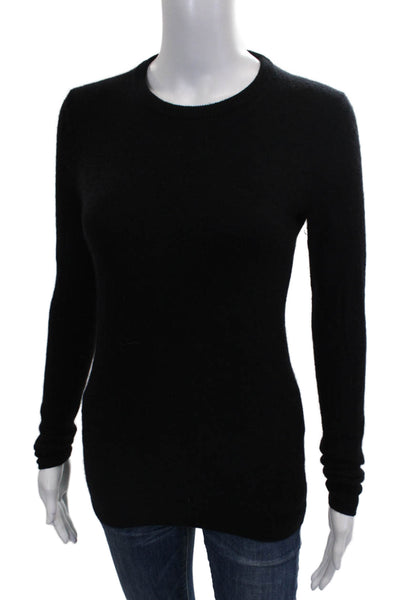 C by Bloomingdales Women Black Cashmere Pullover Sweater Size XS