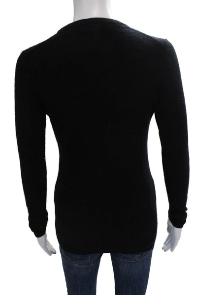 C by Bloomingdales Women Black Cashmere Pullover Sweater Size XS