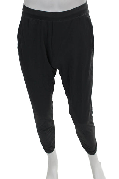 Lululemon Women Black Nylon Jogger Pants Pull On Size S