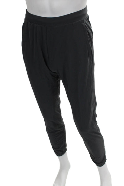 Lululemon Women Black Nylon Jogger Pants Pull On Size S