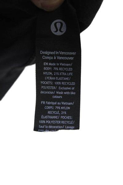Lululemon Women Black Nylon Jogger Pants Pull On Size S