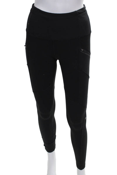 Lululemon Womens Black Nylon Ankle Leggings Size 4