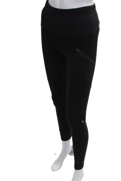 Lululemon Womens Black Nylon Ankle Leggings Size 4