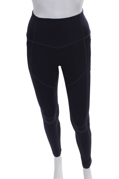 Lululemon Womens Ankle Leggings Black Nylon Size 4