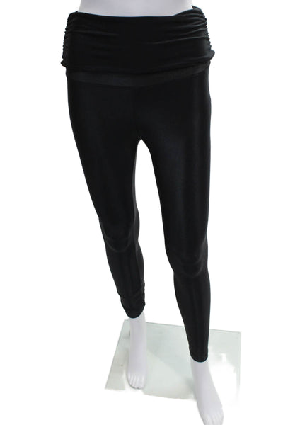 Koral Women Ankle Maternity Leggings Black Polyamide Size S