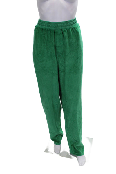 Suzie Kondi Women Green Cotton Sweatpants Size XL