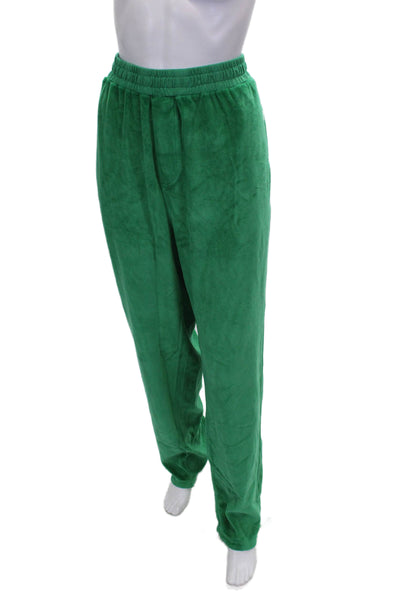 Suzie Kondi Women Green Cotton Sweatpants Size XL