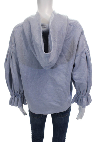 Something Navy Womens Blue Cotton Pullover Size S